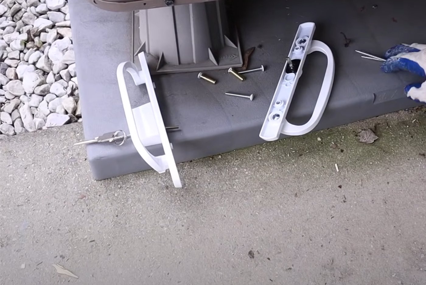 Sliding Door Bottom Track New Installation