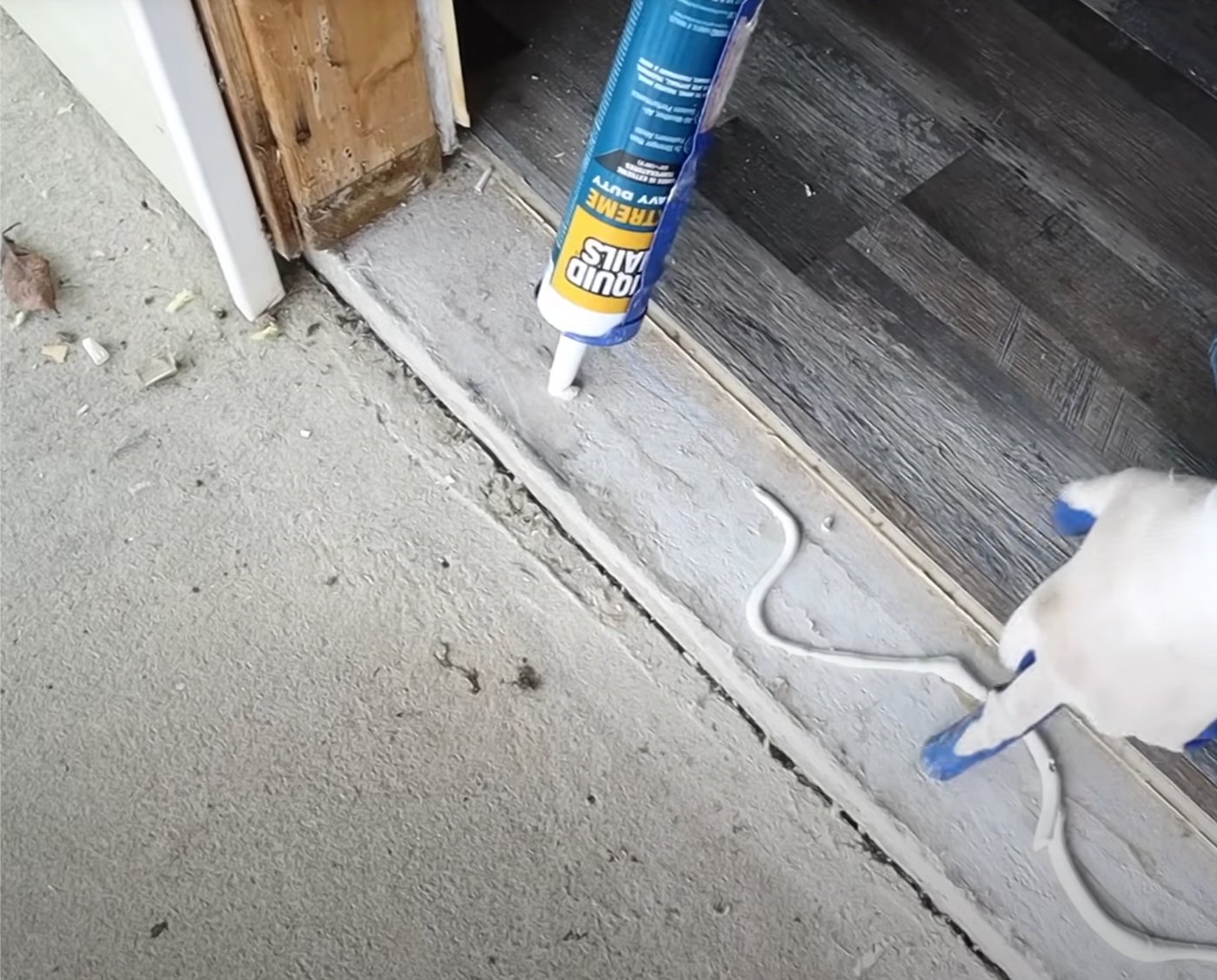 Sliding Door Threshold Installation New Door