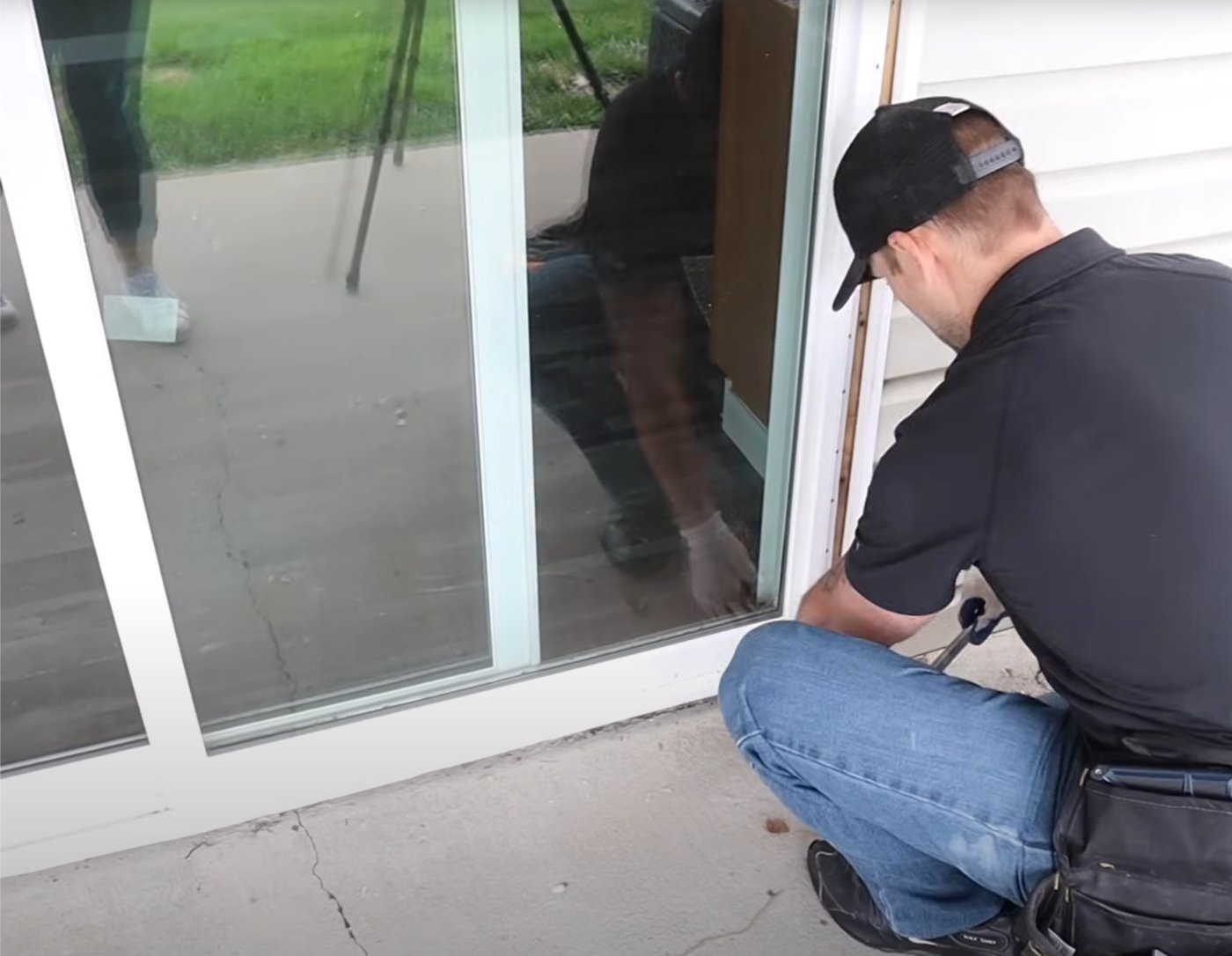 Sliding Door Header Install Top Frame