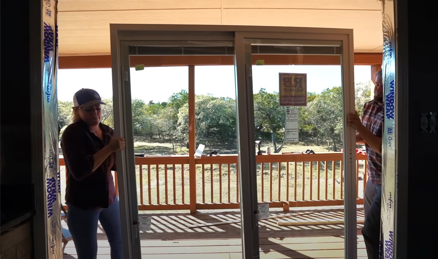 New Sliding Door Installed Interior View