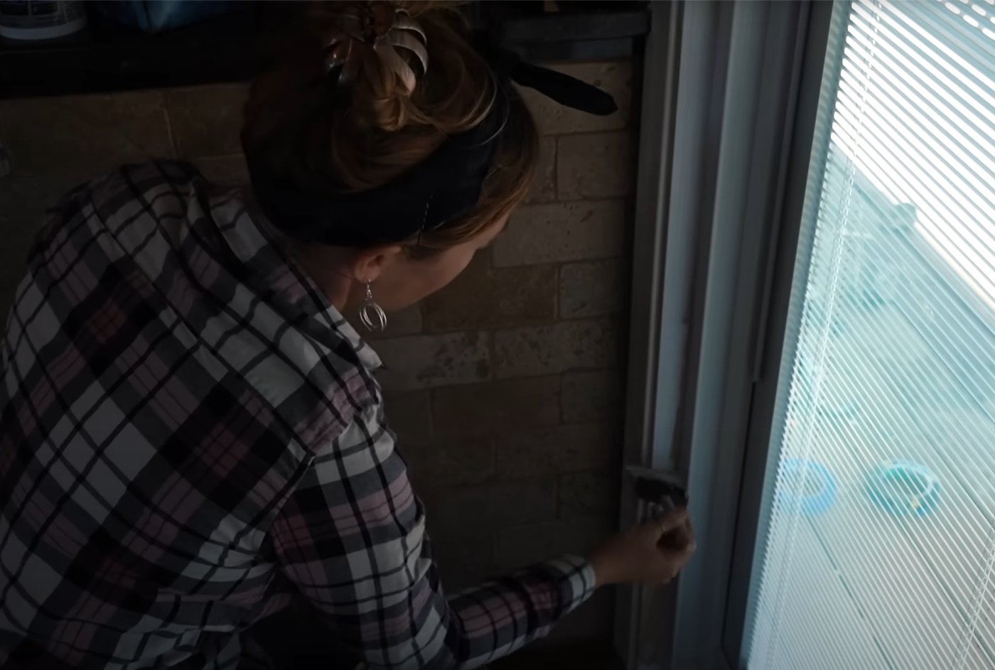 New Sliding Door Bottom Track Clean Installation