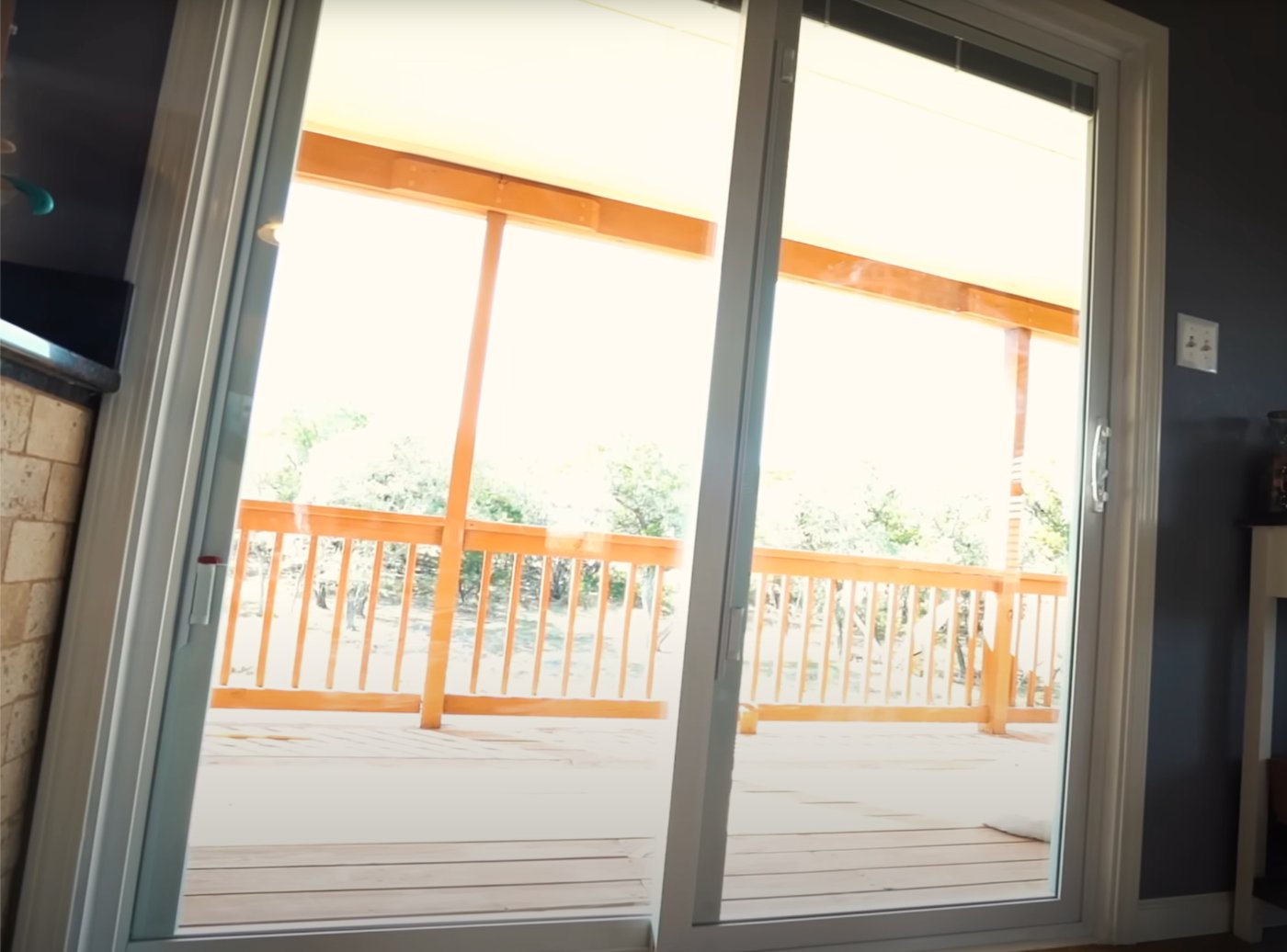 Completed Sliding Door Interior Room View